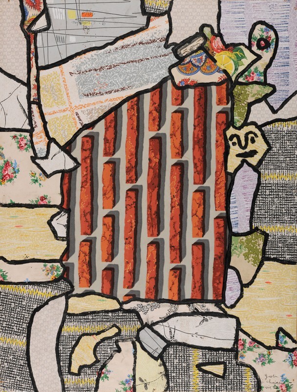 Collage papier peint