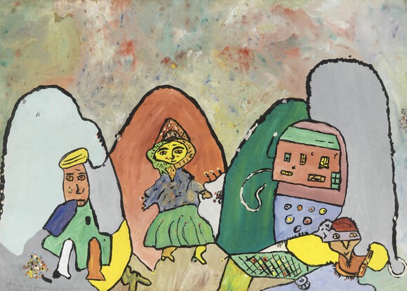 G.Chaissac. Ex-dessin à la plume. 1948
